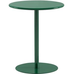 Kleine bijzettafel voor salontafel, groene ronde bartafel bistro pubtafels eettafel accenttafel, modern nachtkastje bijzettafel (Size : 48x48x72cm)