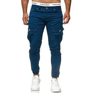 Code47 Heren Chino Jogg Jogger Jeans Slim Fit Cargo Stretch W29-W38 Herenbroek Heren Jeans Denim Jeans Pocket Broek Design Casual Broek