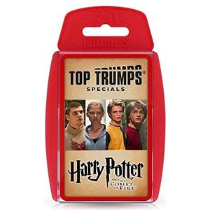 Top Trumps Harry Potter and the Goblet Of Fire Specials Kaartspel, Speel met Harry, Ron, Hermelien, Perkamentus, Sneep en Hagrid, Educatief voor 2 plus spelers is een geweldig cadeau voor kinderen