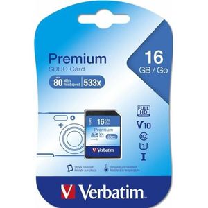 Verbatim VB-SDHC10-16G Flash-geheugen (SDHC, Class 10)
