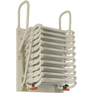 zolderladder Wandmontage Zolder Telescopische Ladder Gelegeerd Stalen Ladder Zware Vouwladder Voor Dak Stevige Zolderladder Opstapladders Antislip