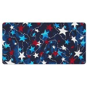 US Rood Wit Blauw Sterren Mode Bureau Muismat Antislip Gaming Muismat Accessoires Decor 30x60cm