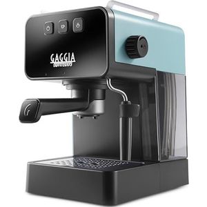 Gaggia Espresso Deluxe handmatige koffiemachine en cappuccinomaker met melkopschuimer, Riverway Green