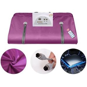 Geen detox zweetstoomzak, ontvochtiging koude sauna zuuruitlaatdeken, schoonheidssalon toegewijd lichaamszweten in familiestijl Voor ontspanning(Orange)