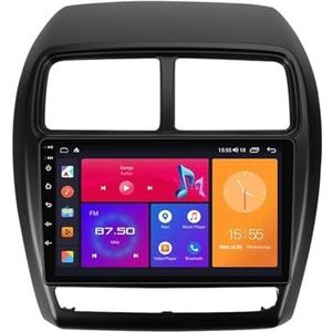 Android 14 2 Din Autoradio voor Mitsubishi ASX 2016-2022 - Steun Carplay Android Auto DSP-9"" Touchscreen Auto Stereo Met Stuurwielbediening WIFI 4G Bluetooth Split-Screen(P2 WIFI 4-Core 1G+32G)