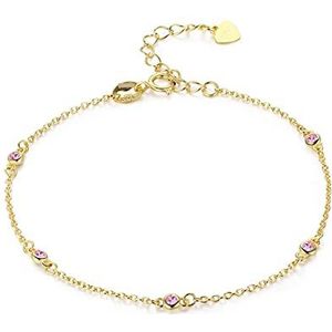 Armbanden Chain Charm Foot Jewelry Anklet For Women Beenarmband (Kleur: ROOD) (Color : Pink)