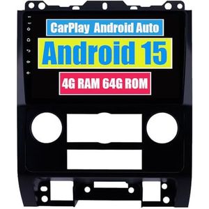 RoverOne Auto Stereo CarPlay Hoofd Unit voor Ford Escape for Mercury Mariner 2 2007-2012 Android Auto Touchscreen Sat Navi Bluetooth WiFi Radio Speler
