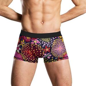 Australian Floral Heren Ondergoed Ademend Boxer Korte Zachte Onderbroek M