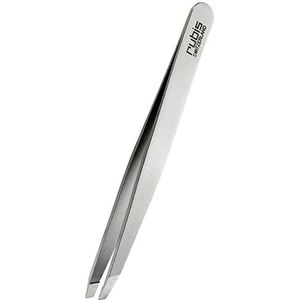 Rubis - Professioneel Epileer Pincet - RVS - Schuine Punt - Voor Wenkbrauwen