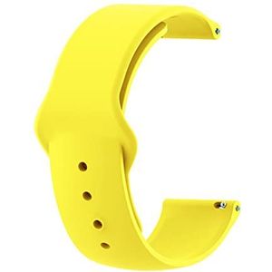 LUGEMA Smartwatch Accessory 22mm Silicone Strap Is Used Compatible With Smartwatch DT78 L9 L13 Wearable Wristwatch Strap (Color : Yellow, Size : 22mm)