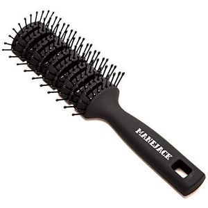 MANEJACK Professionele haarborstel - geweldige styling- en föhnborstel voor gladde rug, geventileerde penselen voor heren en vrouwen