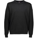 Paul & Shark - Sweatshirt - Zwart - Wol - Ronde Hals - Patches