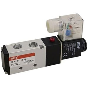 G3/8 ""4V310-10 2 Positie 5 Manier Air Magneetventielen Pneumatische Controle Valve, DC12v DC24v AC110v 220v (DC12V)