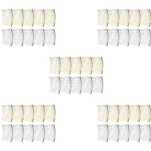 5 set 10 Stks Legering Haar Kam Vrouwen Haar Kam Bruiloft Voor Sieraden Maken mixed