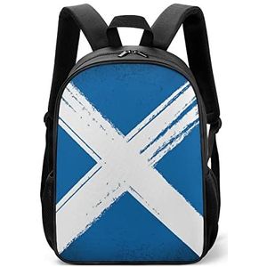Retro Schotse Vlag Lichtgewicht Rugzak Reizen Laptop Tas Casual Dagrugzak voor Mannen Vrouwen