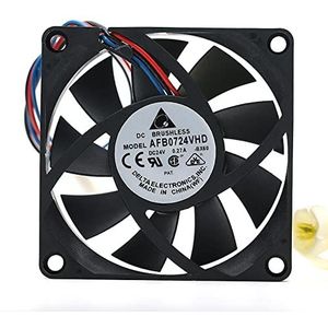 Delta AFB0724VHD 24V 0.27A 7CM 70 * 70 * 20mm Inverter Dual Ball Bearing Cooling Fan