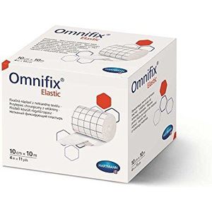 Omnifix Elastisch 5 cm x 10 m, 1 rol, fixeerpleister verband fixatie