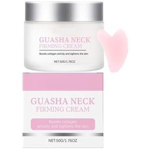 Voedende Nekcrème for Hydratatie en Versteviging - Vochtinbrengende Crème Om de Neklijnen Glad Te Strijken en de Elasticiteit Van de Huid Te Verbeteren(2pcs)