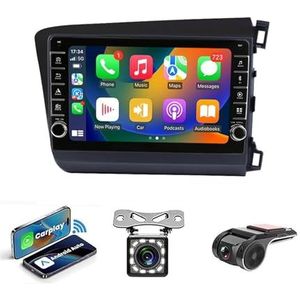 Android 14 Multimedia Stereo Video Speler Voor Honda Civic RHD 2012-2016 Ondersteunt Car-play Android Auto/Bluetooth/FM AM RDS DAB+ Radio/Stuurbediening(NF-1 4Core 1+32G)