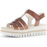GABOR - Sandalen - Camel - Met Riem - Glad Leer - Middelhoge Hak