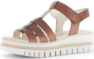 GABOR - Sandalen - Camel - Met Riem - Glad Leer - Middelhoge Hak
