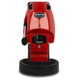 Didiesse Koffiezetapparaat met pads, 44 mm, model Baby Frog Pad-machine, compact 450 W, met standby-functie en 1,5 l tank (rood)