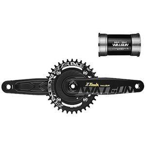 170mm MTB Crank Arm Mountainbikes Crankstel 32T/34T/36T/38T Zeshoekig Gat Ultralight Kettingblad Met Keramische Trapas Compatibel Met11/12S (Color : PF41-DUB, Size : 34T)