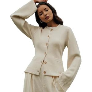 Damesvest - Lichtgewicht - Dunne Vesttrui met Klokmouwen - Bovenkleding voor Lente en Herfst