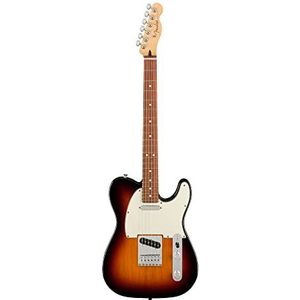 Fender Player Telecaster SS elektrische gitaar, met 2 jaar garantie, 3-kleuren zonnestraal, Pau Ferro toets