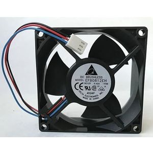 8025 8CM 80mm chassis fan 12V 0.42A EFB0812EH high speed cooling fan