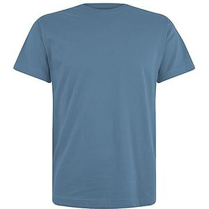 Logostar Basic Bigsize T-shirt voor heren, oversized shirt 3XL - 15XL, katoenen T-shirt met ronde hals, in verschillende kleuren, stormy blue, 3XL Grote maten