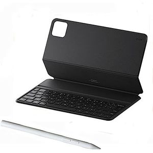 Originele Mi Pad 6 toetsenbord en styluspen, compatibel touchpad, Bluetooth-pen en magnetisch toetsenbord voor Xiaomi Mi Pad 6 Pro/Mi Pad 6 (styluspen met zwart normaal toetsenbord)