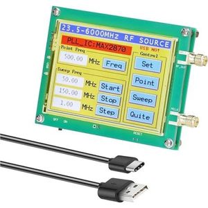 MAX2870 23,5-6000Mhz Signaalgenerator Videosignaalgenerator Tastbaar Scherm PC Softwarecontrole PLL VCO