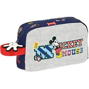 Safta Mickey Mouse Only One Thermo-ontbijthouder, thermoskan, hoge kwaliteit, maximale weerstand, voor levensmiddelen, speeltijd, 21,5 x 6,5 x 12 cm, marineblauw, Donkerblauw, Standaard, Casual