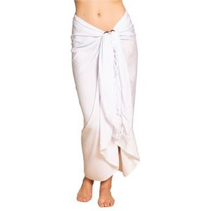 PANASIAM Sarong uni white, 250x116cm