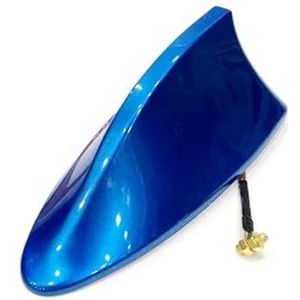 Audio- & videoantennes voor auto Auto haaienvin antenne cover basis vervangende radio signaal antennes dak exterieur accessoires decoratie Auto-antenne(Blue)