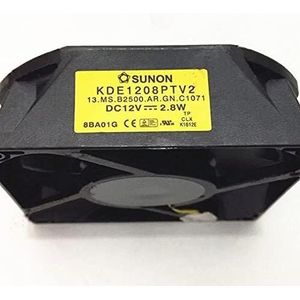 For - 3-Line Signal Fan for Computer Cases KDE1208PTV2 80x80x25mm DC12V Fan LMNCBVYA