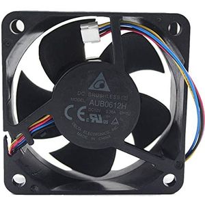 6025 6cm projector fan AUB0612H DC12V 4line Chassis Mute Cooling Fan