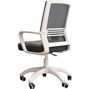 Bureaustoel Stof Mesh Bureaustoel 8 cm in hoogte verstelbare ergonomische bureaustoel met Pu-wielen Mode bureaustoelen
