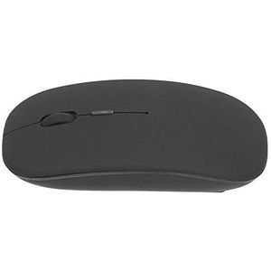 Draadloze muis, ergonomische muis met 2,4 GHz voor computer (zwart)