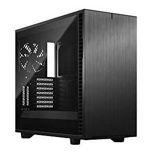 Fractal Design Define 7 Zwart Geborsteld Aluminium/Staal E-ATX Stille Modulaire Donker Getint Gehard Glas Window Mid Tower Computer Case