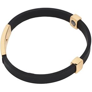 Elektrostatische Armband, Waterdichte Antistatische Siliconen Armband voor Hardlopen (Goud en zwart)
