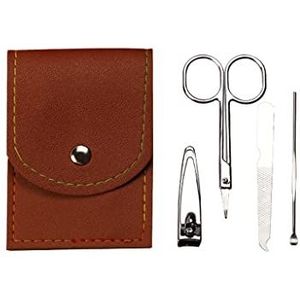 Nagelknipper Manicure Pedicure, Nagelknipper Nagelknipper Manicure Manicure Tool Set RVS 4-delige set (kleur: A, maat: 1 0 * 7 * 2cm)
