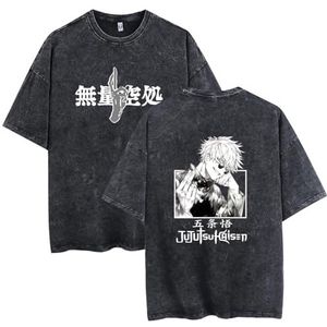 bngkauyexdc Anime Fushiguro Toji T-shirt Japans Cosplay Casual T-shirt Klassieke Mode Losse Korte Mouw Unisex, 8, S