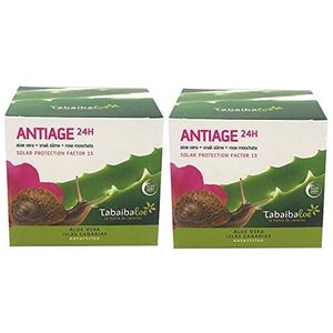 Aging crème gezicht regenerende 24h 100ml Tabaibaloe x 2 eenheden