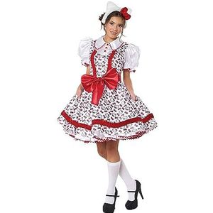 California Costumes Hello Kitty Classic Party Dress, Women's Large,White/Red