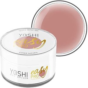 Yoshi Jelly PRO Gelnagels, 50 ml, flexibele manicure uv-gel, professionele gelnagels, builder gel voor nagels, nagelgel uv en led, gel voor gelnagels, beige