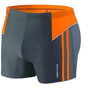 Sesto Senso Heren Zwembroek Zwemshorts Badkleding Zwemkleding Zwembad Zwemmen Broek 384 XL Grafiet