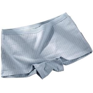 Ijszijde broeken, katoenen broeken, naadloze damesbroeken, kant for veiligheidsbroeken, zomer dames for veiligheidsbroeken (Color : Blue, Size : M)