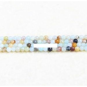 mm 3,0, mm natuursteen kralen roze kwarts amethist agaat kleine kralen voor sieraden maken kralen DIY armband ketting accessoire-Amazon steen-3,0, mm o